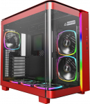 Montech KING 95 PRO Midi-Tower, Tempered Glass, ARGB - rot | GEMT-034 | 4710562747942