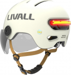 Livall Kask Miejski L23 z Szybką Czujnikiem Upadku SOS i LED (L23-M-WHT) | L23-M-WHT | 6970173155651