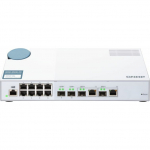 Riaden&yacute; prep&iacute;nač QNAP QSW-M408-2C (12 portov: 8x gigabitov&yacute; port + 4x 10G SFP+ / 2x 10GbE kombo porty) | UQ394 | 4713213516706