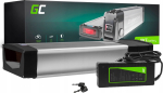 Green Cell&reg; E-Bike Battery 36V 20Ah Li-Ion Rear Rack with Charger | EBIKE74STD | 5904326371958