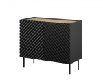2D ONDA chest of drawers 98x45x85 black | 301431 | 5903815008993