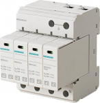 Siemens Ogranicznik przepięć B+C Typ 1 + Typ 2 4P 12,5kA układ 3+1 TN-S 5SD7414-2 | 5SD7414-2 | 4001869427645