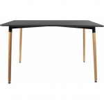 Mufart Prostokątny st&oacute;ł TRE do kuchni, jadalni, salonu 120cm x 80cm - Czarny | model_3328_1-ADRIA-TRX12080 | 5903332062164