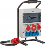 Brennenstuhl Rozdzielnica budowlana przenośna BSV 4/32 FS IP44 1xCEE 400V/32A + 2xCEE 400V/16A 4x230V/16A + zabezpieczenia (1154904) | 1154904 | 4007123061273