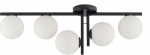 Lampa sufitowa Sigma Lampa sufitowa LED Ready czarna do sypialni Sigma ANDY 33287 | 33287 | 5907554415807