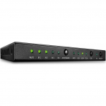 Lindy Lindy 38249 Switch (Przełącznik) 4-portowy HDMI 4K UHD z audio, portem optycznym i analogowym + pilot IR | JAB-5796811 | 4002888382496