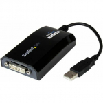 Adapter USB StarTech USB-A - DVI Czarny  (USB2DVIPRO2) | USB2DVIPRO2 | 0065030848008