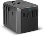 SBS Mobile SBS GaN universal travel adapter  70 W  melna - Ladetajs | TEADAPTGAN70WUNI | 8018417475283