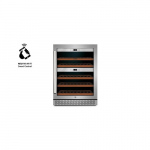 Caso | Wine cooler | WineChef Pro 40 | Energy efficiency class G | Showcase | Free standing | Bottles capacity Up to 40 bottles | Cooling type Compressor technology | Stainless steel/Black | 00772 | 4038437007725