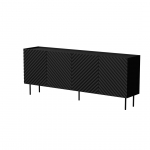 Cama LUCCA 4D chest of drawers, 200x40x80, black | 490373 | 5903815011368
