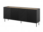4D2SZ ONDA chest of drawers 200x45x85 black | 301401 | 5903815009006
