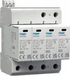 Hager Ogranicznik przepięć B+C Typ T1+T2 MOV 4P TN-S/TT SPA931 | SPA931 | 3250615515186
