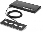 Przełącznik Belkin Belkin F1DN004MOD-KM-4 przełącznik KVM Czarny | F1DN004MOD-KM-4 | 745883789375