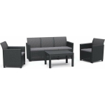 Allibert Zestaw sof CLAIRE, 5 miejsc , grafitowy | R91121 | 8711245154701