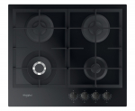 Whirlpool AKTL 629/NB1 hob Black Built-in 59 cm Gas 4 zone(s) | AKTL629NB1 | 8003437644412