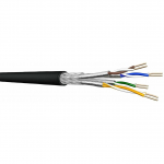 Draka Verlegekabel, Erdkabel UC900 SS23, Cat 7, S/FTP, PiMF, schwarz, 100m Ring | 60015266 | 4065624014556