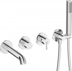 Bateria wannowa Deante Silia podtynkowe chrom (BQS_018P) | BQS_018P | 5907650858546