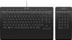 Klawiatura 3Dconnexion Keyboard Pro with Numpad QWERTZ Niemiecki Czarny | KEYBOARD PRO | 4260016341207