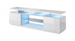 RTV cabinet EVA 180x40x56 white/white glossy | EVA RTV BI/BI | 5903815006227