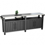 Szafa ogrodowa Keter Szafka ogrodowa Unity Chef, grafit, 237 cm (R74940) | R74940 | 7290106939868