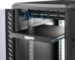 StarTech P&oacute;łka 19'' 1U na prowadnicach do szafy rack (SLIDESHELFD) | SLIDESHELFD | 0065030791076
