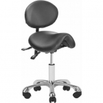 Activeshop Taboret kosmetyczny 1025 Giovanni czarny universal | 111351 | 5906717406317