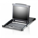 Przełącznik Aten ATEN CL5708N konsola rackowa 48,3 cm (19'') Czarny 1U | CL5708N-ATA-FG | 4710469343803
