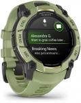 Zegarek sportowy Garmin Instinct 3 AMOLED - 50mm Zielony (010-03020-02) | 010-03020-02 | 753759357146