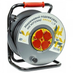 Extension Cord with Reel 50m, 4 sockets, 3x2.5mm2 | EX610549 | 9990000610549