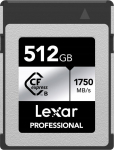 Lexar m&auml;lukaart CFexpress Type B 512GB Professional Silver | LCXEXSL512G-RNENG | 843367130382