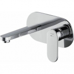 Bateria umywalkowa Cersanit Crea ścienna chrom (S951-330) | S951-330 | 5901771000242
