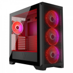 BLACK COMPUTER CASE EXPANSE S ARGB | AT-EXPANSE-SG-10-000000-0002 | 5903560981275
