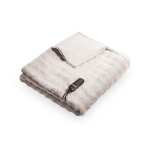 Duux Yentl Heated Overblanket, 200 x 200 cm | DXOB12 | Number of heating levels 9 | Number of persons 1 | Washable | Remote control | Premium faux fur | 200 W | Bubble Gray | DXOB12 | 8716164983838