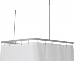 NAGA P2001 Skinne 90x90x90cm komp S - Profil2001 FladSkinne 8x25mm U:90x90x90cm m.2 x loftst&oslash;t. S&oslash; | 2751-04-90 | 5709276585871