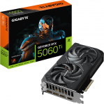 GIGABYTE GeForce RTX 5060 Ti WINDFORCE 8G Graphics Card - 8GB GDDR7, 128bit, PCI-E 5.0, 2572MHz Core Clock, 3 x DisplayPort, 1 x HDMI, GV-N506TWF2-8GD | GV-N506TWF2-8GD | 4719331356316
