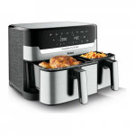 Tefal Dual Easy Fry & Grill EY905D Double 8.3 L Stand-alone 2700 W Hot air fryer Stainless steel | EY905D10 | 5907856870748