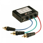 System przekazu sygnału AV Lindy Przedłużacz, konwerter Component 3 x RCA + Coaxial 1 x RCA - RJ-45 (32525) | 32525 | 4002888325257
