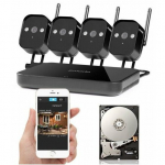 ZMODO 720P Wi-Fi Mini NVR + 4x IP kamera + 1 TB HDD | UMNP10069 | 889490007467