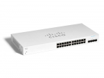 Cisco CBS220-24T-4X | Switch | 24x RJ45 1000Mb/s, 4x SFP+, Desktop, Rack | CBS220-24T-4X-EU | 0889728344883