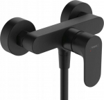 Bateria prysznicowa Hansgrohe Rebris S - Jednouchwytowa bateria prysznicowa natynkowa, czarny mat | 72640670 | 4059625401842