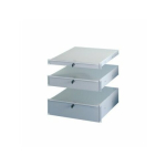 SCHROFF Szuflada SCHROFF 19, 2 HU, panel przedni anodowany | 26.15.1336 | 4036088109300