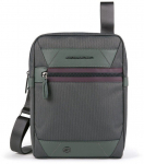 Piquadro Piquadro, Trakai, Shoulder Bag, Crossbody Bag, Green, 16 x 22 x 4 cm, For Men For Men | 8024671577687 | 8024671577687