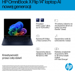 Laptop HP OmniBook X Flip 14-fm0040nw / 14'' / Intel Core Ultra 5 226V / 16GB / 512GB / Windows 11 Home (CW9W6EA) | CW9W6EA | 199764729088