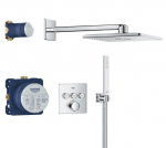 Potinkinė du&scaron;o sistema Grohe su Vitalio SmartActive 310 Cube 34875000 | 4005176791376 | 4005176791376