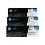 Toner HP 304A Zestaw CMY Oryginał  (CF372AM) | CF372AM | 0887111403032