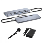 i-tec USB-C Metal Ergon omic 4K 3x DD PD 100W + | C31FLAT2PDPRO100W | 8595611706639