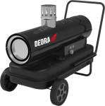 Dedra Nagrzewnica olejowa 30kW z odprowadzeniem spalin i termostat DEDRA DED9955BTK | 14439-uniw | 5902628995544