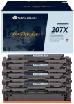 Toner G&G Select XL-Toner 4er Set do HP 207X (z chipem) BK/C/M/Y | 21151 | 6942383125199