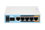 MikroTik hAP ac | Router WiFi | RB962UiGS-5HacT2HnT, Dual Band, 5x RJ45 1000Mb/s, 1x SFP, 1x PoE | RB962UIGS-5HACT2HNT | 4752224003331