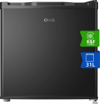 Lod&oacute;wka CHiQ CHiQ CSD31D4E minibar, 31 litrů, 2 přihr&aacute;dky, -24 &deg;C až +10 &deg;C, mraz&aacute;k - lednice, 41 dB | CSD31D4E | 8592344703096